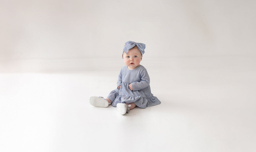 Girl Toddler Wearing Sparkling Dress