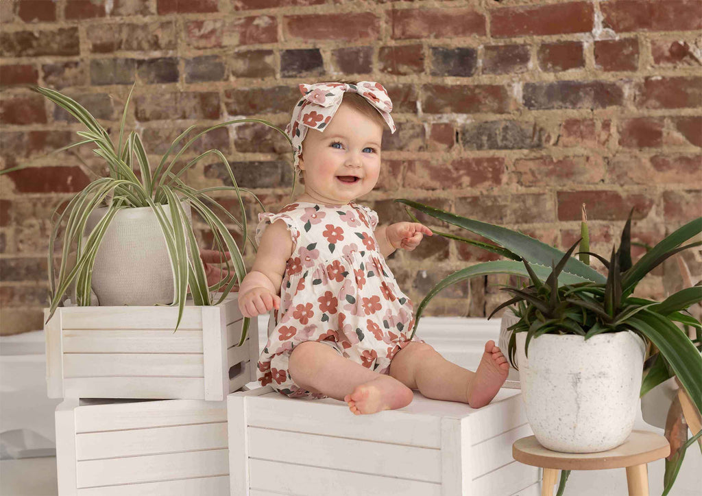 Floral Baby Romper